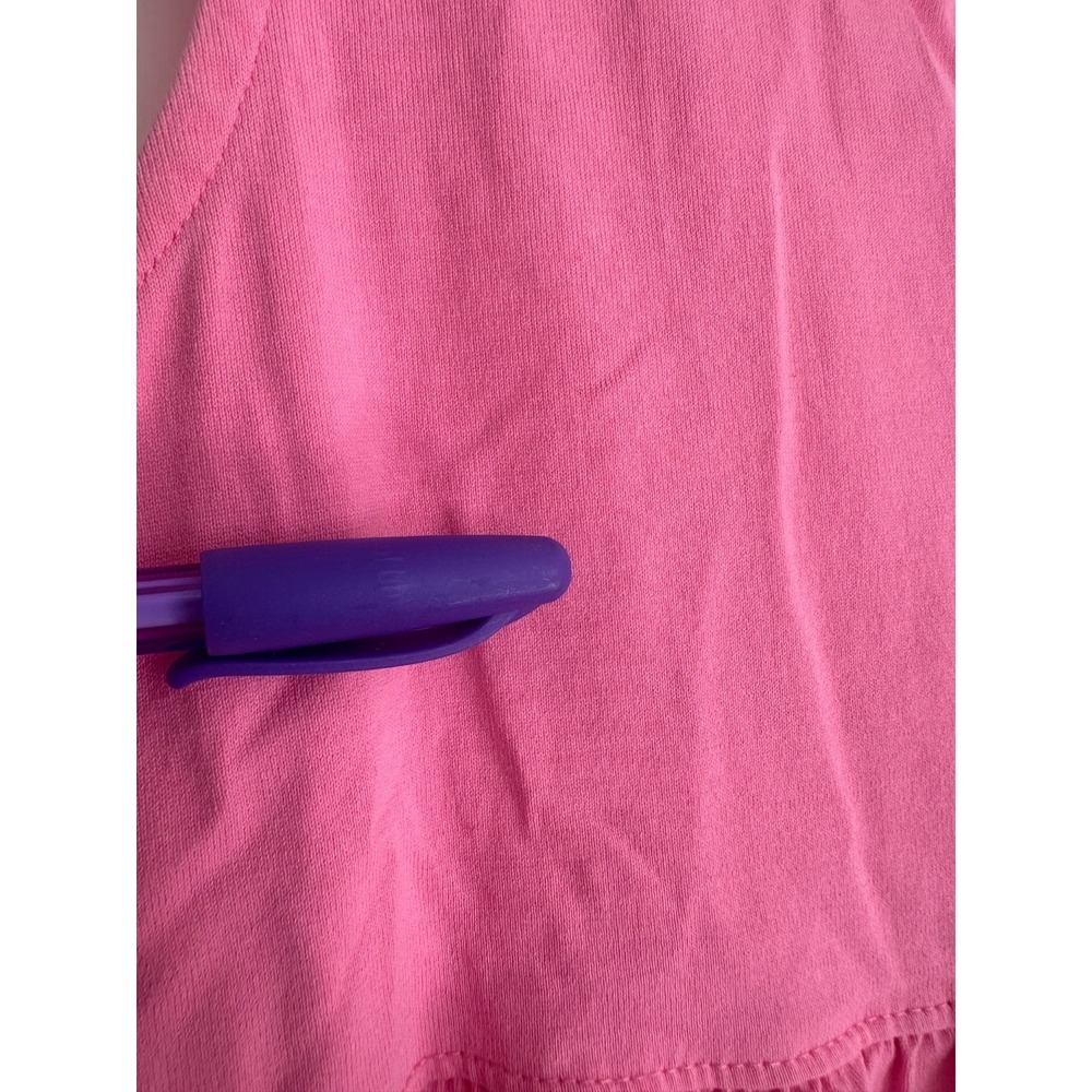 Hanna Andersson Size 130 7-8 Pink Sleeveless Racer Back Love to Twirl Dress - Picture 3 of 7
